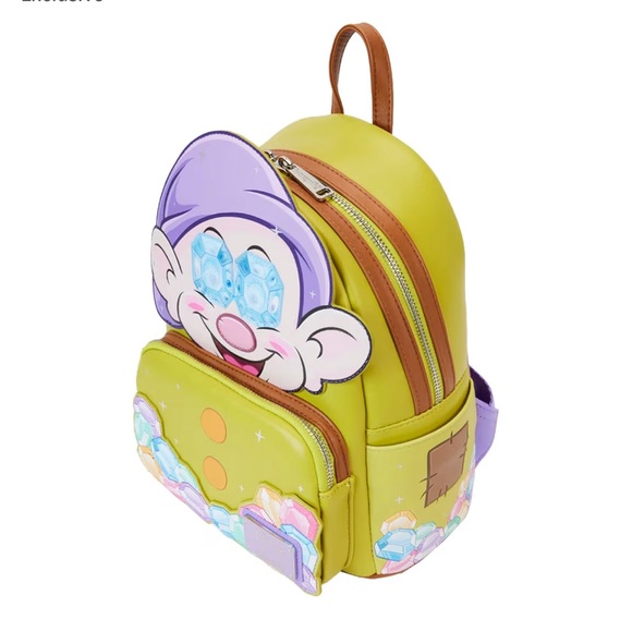 Loungefly Snow White: Diamond Dopey Mini-Backpack, Amazon Exclusive main image 7